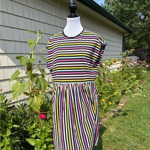 Boden Striped T-shirt Dress